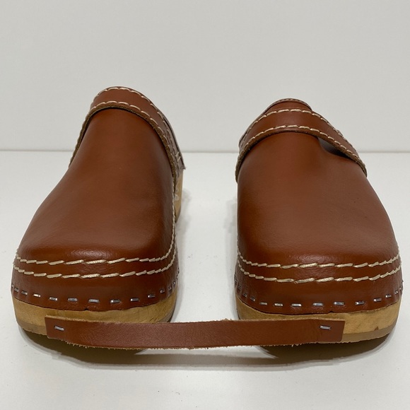 NWOT SIMSON Orthopedic Dutch Leather Clogs - Picture 3 of 16